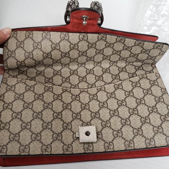 GUCCI Dionysus Medium GG Canvas Shoulder Bag 723-100725 - Picture 10 of 15